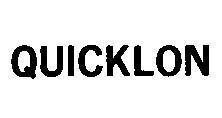 Nhãn hiệu QUICKLON  của YKK CORPORATION, số đơn 4-1984-00036