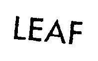 Nhãn hiệu LEAF  của YKK CORPORATION, số đơn 4-1984-00045