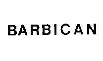 Nhãn hiệu BARBICAN  của <b></b>, số đơn 4-1985-00140