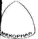 Nhãn hiệu MEKOPHAR, hình MEKOPHAR của Công ty Cổ phần hoá - Dược phẩm Mekophar, số đơn 4-1990-02512