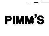 Nhãn hiệu PIMM'S  của DIAGEO BRANDS B.V., số đơn 4-1991-03262