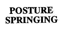 POSTURE SPRINGING 