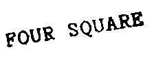 PHILIP MORRIS BRANDS SARL的FOUR SQUARE 品牌, 申请号 4-1991-05045