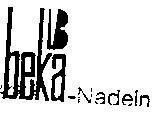 Nhãn hiệu BEKA-NADELN BEKA NADELN NADEIN B của TUNG SHING SEWING MACHINE CO., LTD, số đơn 4-1992-05643
