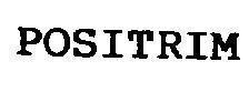 Nhãn hiệu POSITRIM  của ALTICOR INC, số đơn 4-1992-06904