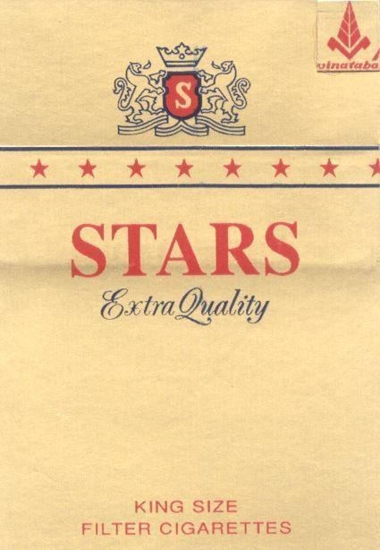 Nhãn hiệu S STARS V VINATABA Extra Quality KING SIZE FILTER CIGARETTES  của Công ty TNHH một thành viên thuốc lá Sài Gòn, số đơn 4-1994-17005
