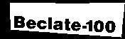 CIPLA LIMITED的BECLATE-100 BECLATE 100品牌, 申请号 4-1994-18261