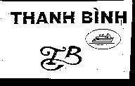 Nhãn hiệu TB Thanh Bình, hình TB THANH BINH T B của Cơ sở Thanh Bình, số đơn 4-1994-18823