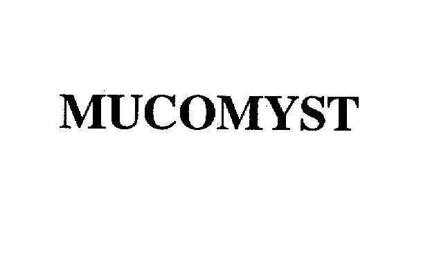 Nhãn hiệu MUCOMYST  của Taisho Pharmaceutical Co., Ltd., số đơn 4-1995-23083