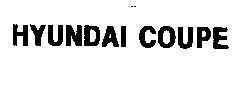 Trademark HYUNDAI COUPE  of HYUNDAI MOTOR COMPANY, application No 4-1995-26736