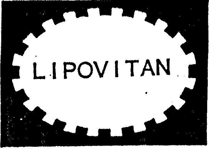 Nhãn hiệu LIPOVITAN  của TAISHO PHARMACEUTICAL CO., LTD., số đơn 4-1996-30093