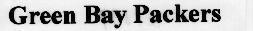 Nhãn hiệu GREEN BAY PACKERS  của NFL PROPERTIES LLC., số đơn 4-1996-32081