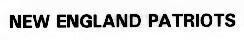 NFL PROPERTIES LLC.的NEW ENGLAND PATRIOTS 品牌, 申请号 4-1996-32088