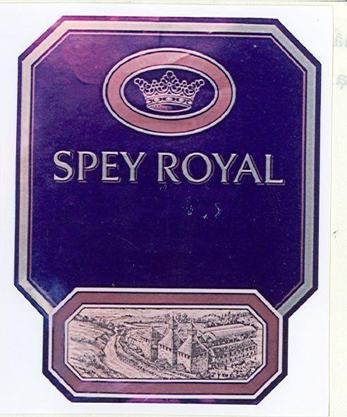 Nhãn hiệu SPEY ROYAL  của DIAGEO BRANDS B.V., số đơn 4-1997-32556
