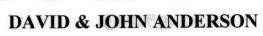 DAVID & JOHN ANDERSON 