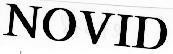 Trademark NOVID  of LG HOUSEHOLD & HEALTH CARE LTD., application No 4-1997-32811