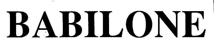 Cơ sở Kim Nga的BABILONE BABILONE品牌, 申请号 4-1998-39620