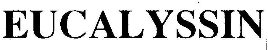 Trademark EUCALYSSIN  of Công ty cổ phần dược phẩm TV.PHARM, application No 4-1999-42068