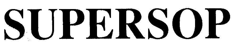 Nhãn hiệu SUPERSOP SUPERSOP của Công ty TNHH sản xuất thương mại hóa mỹ phẩm Mỹ Hảo, số đơn 4-1999-42826