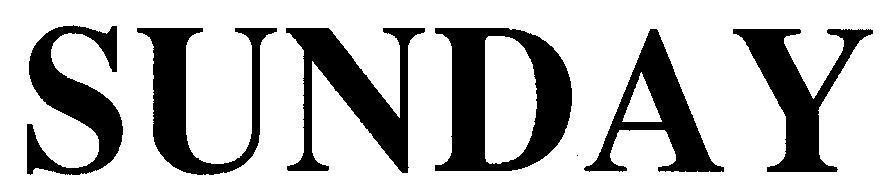 Nhãn hiệu SUNDAY SUNDAY của Công ty TNHH sản xuất thương mại hóa mỹ phẩm Mỹ Hảo, số đơn 4-1999-42855