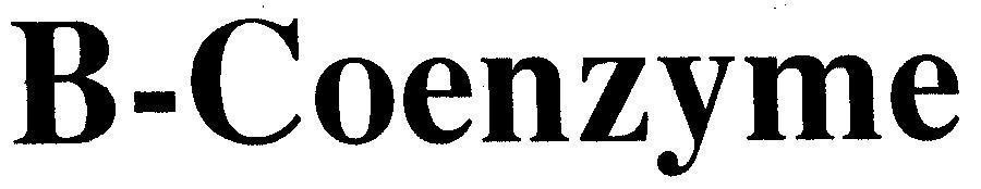 Trademark B-Coenzyme  of Công ty cổ phần dược phẩm TV.PHARM, application No 4-1999-43103