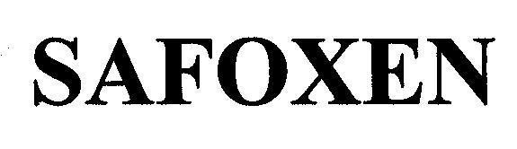 Nhãn hiệu SAFOXEN SAFOXEN của GLAXO GROUP LIMITED, số đơn 4-1999-43136