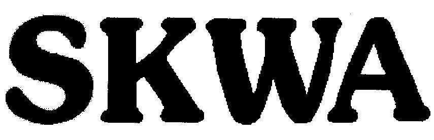 Mega Lifesciences Public Company Limited的SKWA 品牌, 申请号 4-1999-43521