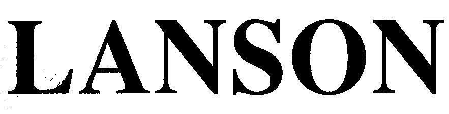 Nhãn hiệu LANSON  của Công ty TNHH sản xuất thương mại hóa mỹ phẩm Mỹ Hảo, số đơn 4-2000-44435