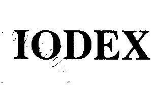 Nhãn hiệu IODEX IODEX của GLAXO GROUP LIMITED, số đơn 4-2000-46185