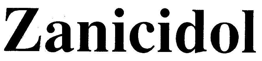 Trademark Zanicidol  of Công ty cổ phần dược phẩm TV.PHARM, application No 4-2000-46819