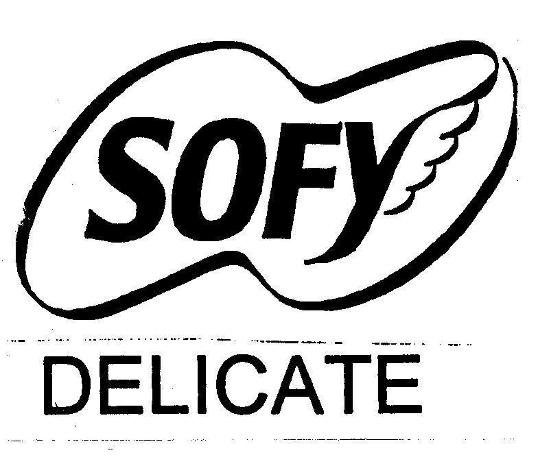 Nhãn hiệu SOFY DELICATE, hình SOFY DELICATE của UNI-CHARM CORPORATION, số đơn 4-2000-48630