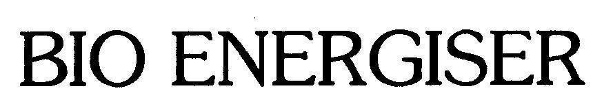 BIO ENERGISER BIO ENERGISER