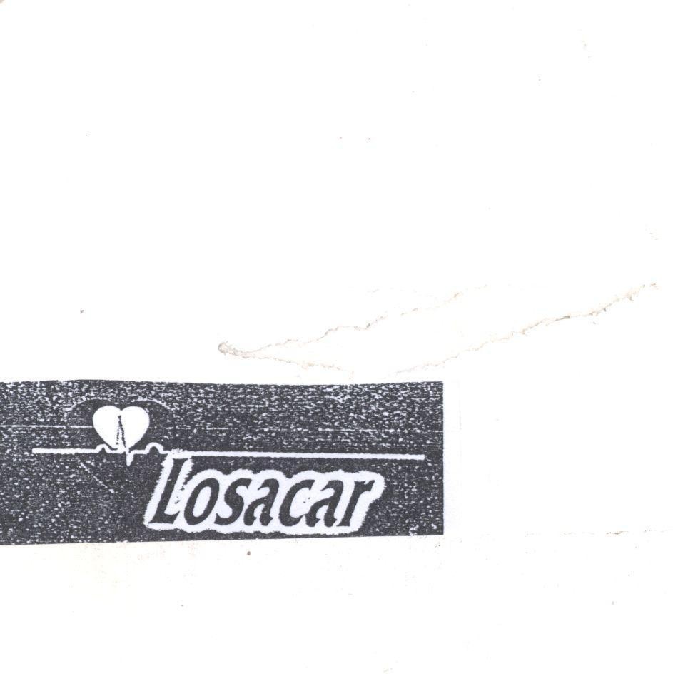 Nhãn hiệu Losacar  của ZYDUS LIFESCIENCES LIMITED, số đơn 4-2001-03693