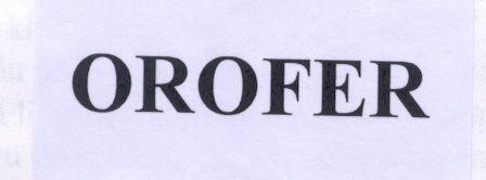Nhãn hiệu OROFER  của Emcure Pharmaceuticals Limited, số đơn 4-2001-04788