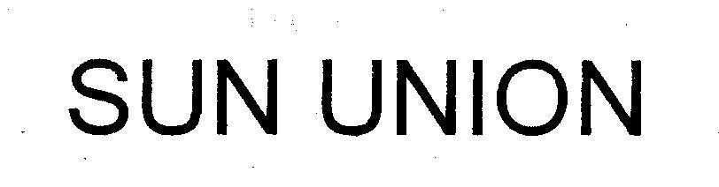 Nhãn hiệu SUN UNION  của Công ty TNHH sản xuất thương mại dịch vụ Hiệp Tân HI TA SA, số đơn 4-2001-05486