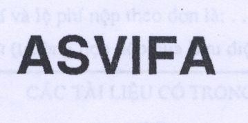 Trademark ASVIFA  of Công ty cổ phần dược phẩm Cửu Long, application No 4-2001-05748