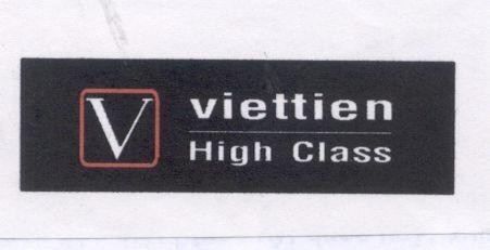 Nhãn hiệu VIETTIEN HIGH CLASS V  của Tổng công ty cổ phần may Việt Tiến, số đơn 4-2002-01576
