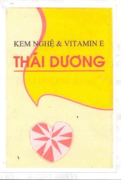 Cơ Sở Kim Nga的THAI DUONG Kem Nghệ & VITAMIN E 品牌, 申请号 4-2002-01659