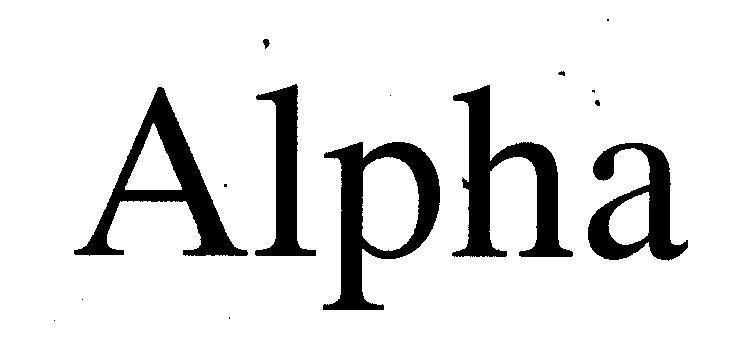 ALPHA 