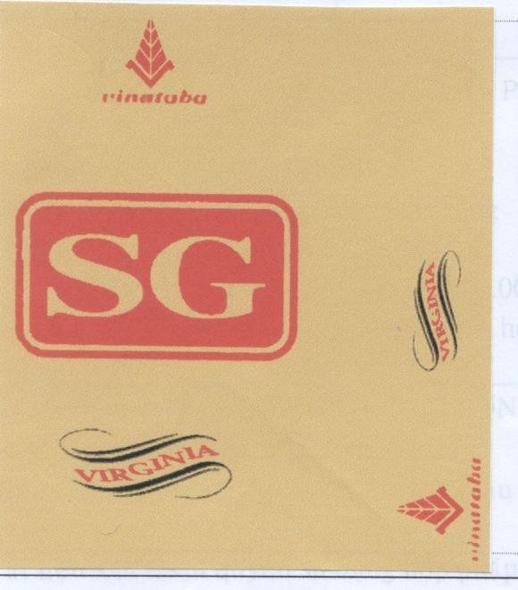 Nhãn hiệu SG VIRGINIA VINATABA  của Công ty TNHH một thành viên thuốc lá Sài Gòn, số đơn 4-2002-02568