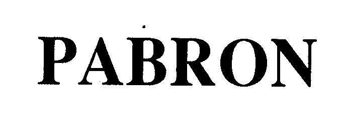 Nhãn hiệu PABRON  của TAISHO PHARMACEUTICAL CO., LTD., số đơn 4-2002-03232