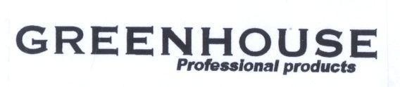 Nhãn hiệu GREENHOUSE PROFESSIONAL PRODUCTS  của Lê Nhất Phong, số đơn 4-2002-04796