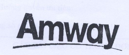 Nhãn hiệu AMWAY  của ALTICOR INC., số đơn 4-2002-05236