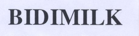 BIDIMILK BIDIMILK