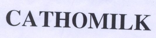 Trademark CATHOMILK CATHOMILK of Công ty cổ phần sữa Việt Nam (Vinamilk), application No 4-2002-06138