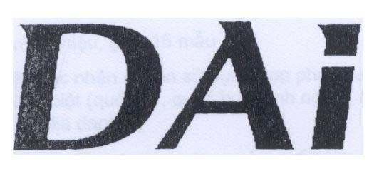 Trademark DAI  of MITKAMMAKON (BANGKOK) LTD., PART., application No 4-2002-06274