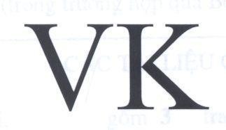 Trademark VK  of GLOBAL BRANDS LIMITED, application No 4-2002-07079