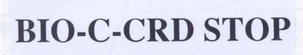 Nhãn hiệu BIO-C-CRD STOP BIO C CRD STOP của Công ty liên doanh BIO-PHARMACHEMIE, số đơn 4-2002-07682