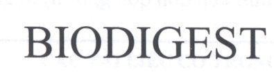 Nhãn hiệu BIODIGEST  của Lê Nhất Phong, số đơn 4-2002-07726