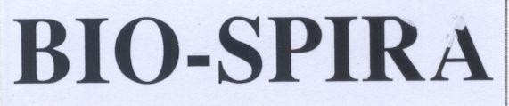 Nhãn hiệu BIO-SPIRA BIO SPIRA của Công ty Liên Doanh BIO-PHARMACHEMIE, số đơn 4-2002-07832